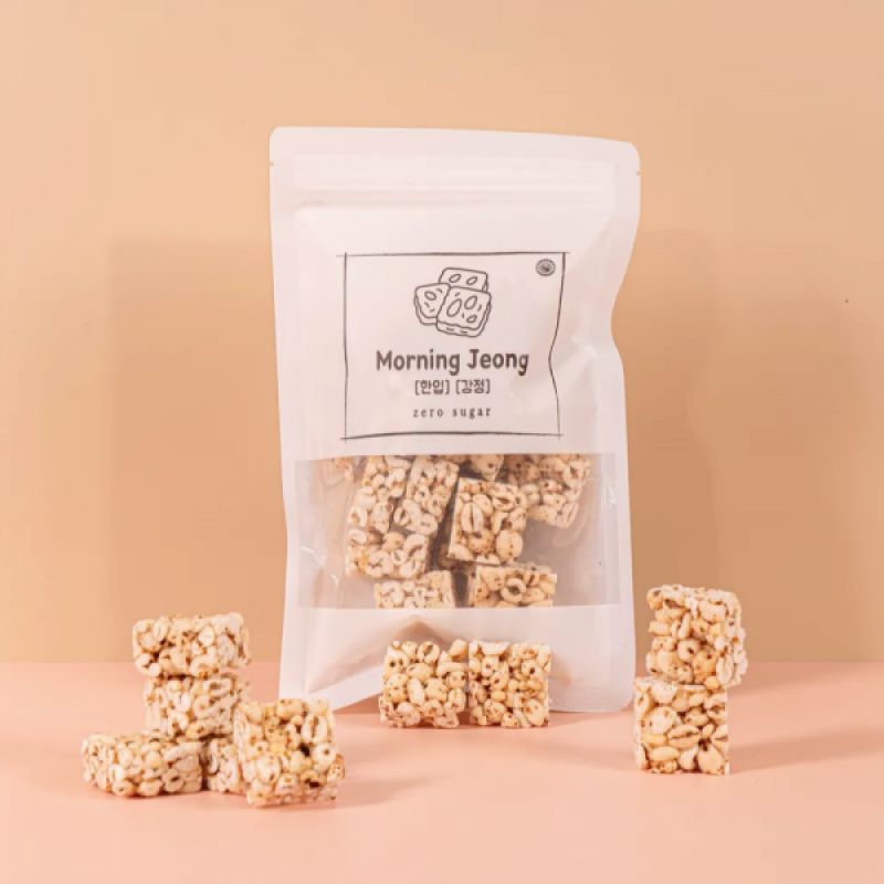 강릉부일한과,강릉부일한과 모닝정 한입강정 혼합 10봉지 1세트 무설탕 간식